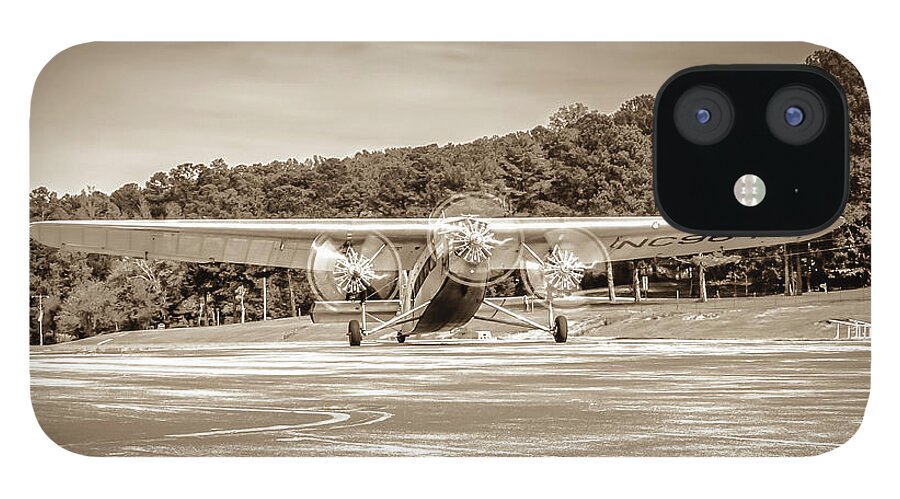 Ford iPhone 12 Case featuring the photograph Ready for Takeoff by Tom and Pat Cory
