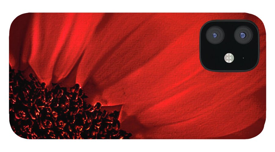 Mona Stut iPhone 12 Case featuring the photograph Red Silk by Mona Stut