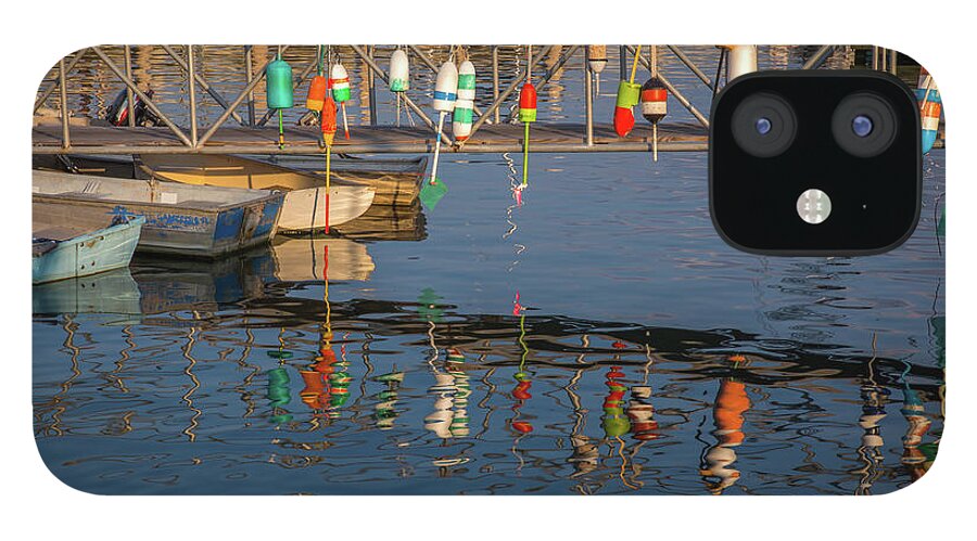 Boats iPhone 12 Case featuring the photograph Reflected Buoys by Jen Manganello