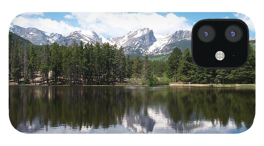 Sprague Lake iPhone 12 Case featuring the photograph Reflections of Sprague Lake by Dorrene BrownButterfield