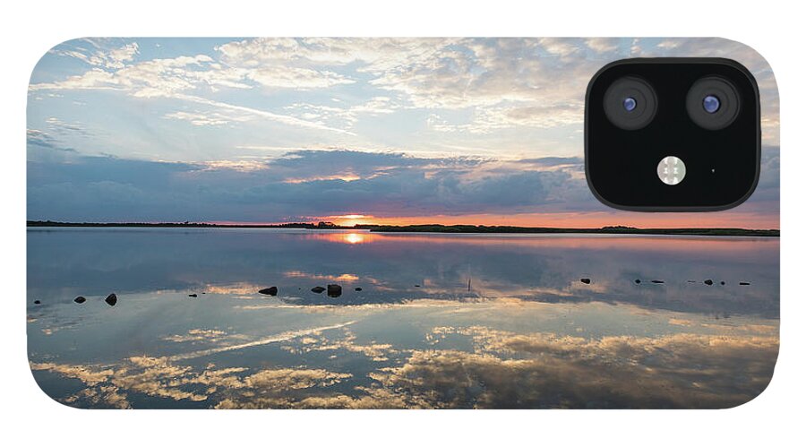 Photosbymch iPhone 12 Case featuring the photograph Reflections over Back Bay by M C Hood