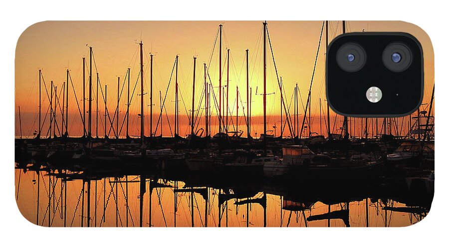 Water iPhone 12 Case featuring the photograph Nautical Reflections by Scott Cameron