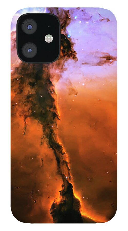 Outer Space iPhone 12 Case featuring the photograph Release - Eagle Nebula 2 by Jennifer Rondinelli Reilly - Fine Art Photography
