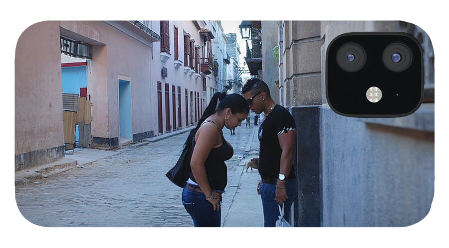 Cuba iPhone 12 Case featuring the photograph Rendevous by Jim Goodman