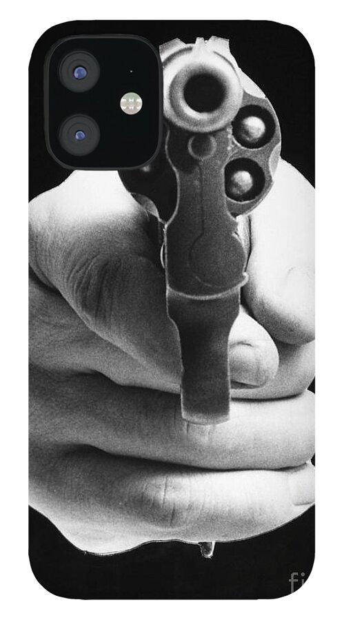 20th Century iPhone 12 Case featuring the photograph Revolver Aimed At You by Granger