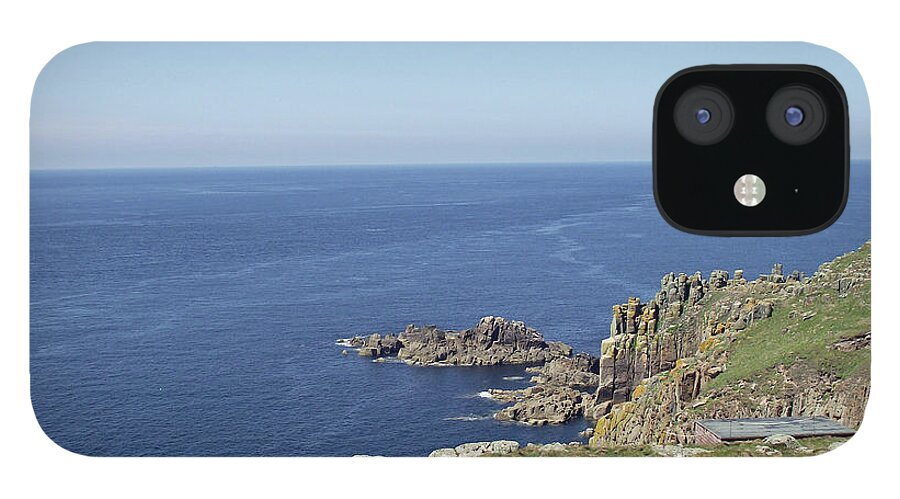 Land's End iPhone 12 Case featuring the photograph Rocky Coastline at Land's End by Jayne Wilson