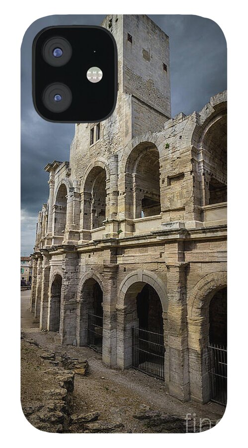 Liesl Walsh iPhone 12 Case featuring the photograph Roman Colosseum in Arles, France by Liesl Walsh