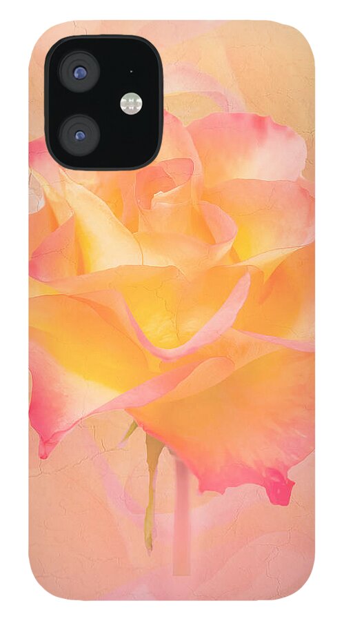 Mona Stut iPhone 12 Case featuring the digital art Romantic Love by Mona Stut