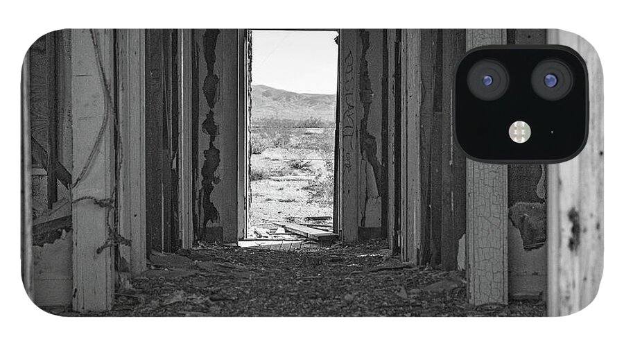 Route 66 iPhone 12 Case featuring the photograph Room with a Desert View by Jeff Hubbard