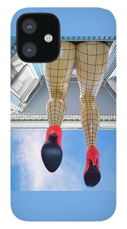 Surrealism iPhone 12 Case featuring the photograph San Francisco Legs - Haight Ashbury by David Smith