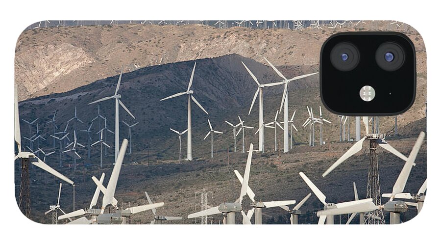 Clarence Holmes iPhone 12 Case featuring the photograph San Gorgonio Pass Wind Farm I by Clarence Holmes