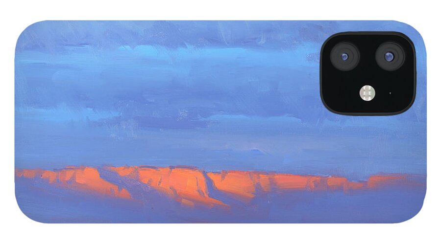 Sedona iPhone 12 Case featuring the painting Sedona Emerging by Cody DeLong