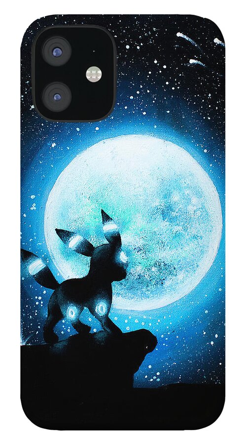 Ốp iPhone 12 với hình sơn ca Umbreon chói lóa dưới ánh trăng: Làm mới chiếc điện thoại của bạn bằng hình sơn ca Umbreon chói lóa dưới ánh trăng từ ốp iPhone