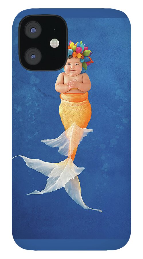 Under The Sea iPhone 12 Case featuring the photograph Sienna as a Mermaid by Anne Geddes