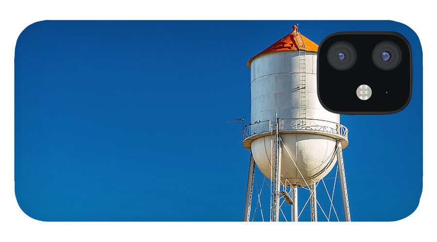 Water Tower iPhone 12 Case featuring the photograph Small Town Water Tower by Todd Klassy