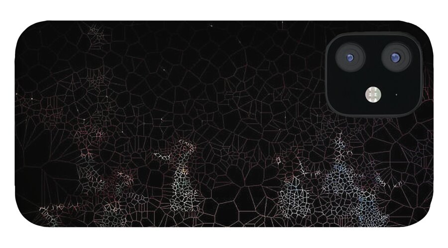 Vorotrans iPhone 12 Case featuring the digital art Snow by Stephane Poirier