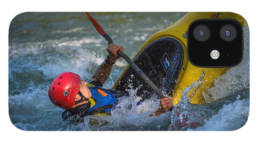 Kayak iPhone 12 Case featuring the photograph Some action by Robert Krajnc