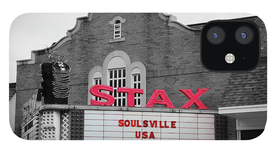 Photo For Sale iPhone 12 Case featuring the photograph Soulsville in Red by Robert Wilder Jr