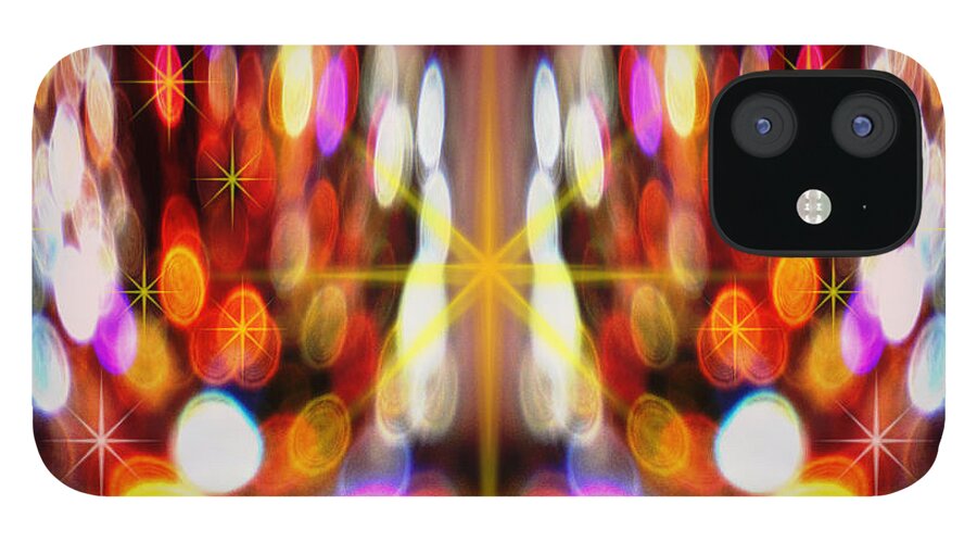 Art iPhone 12 Case featuring the photograph Sparkles #8885_2 by Barbara Tristan