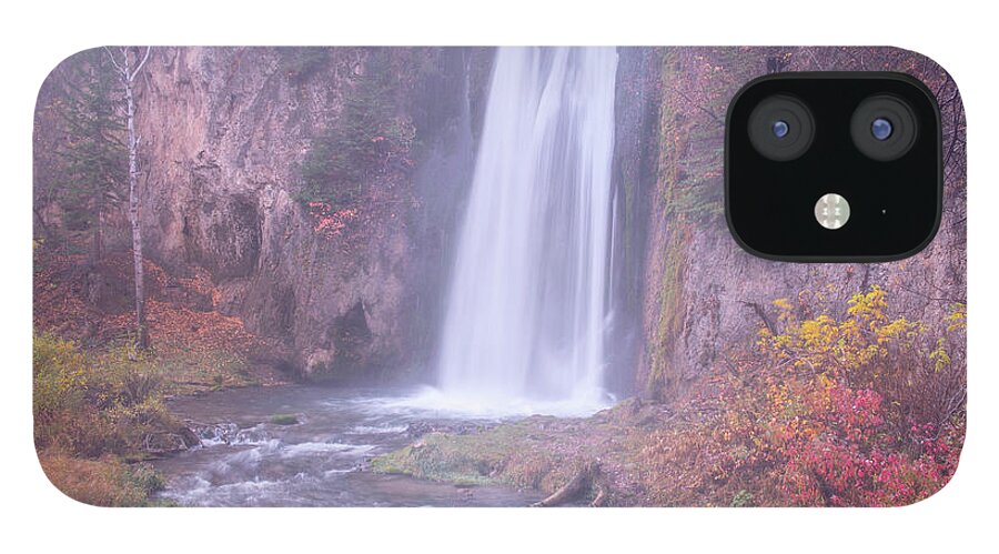 Spearfish Falls iPhone 12 Case featuring the photograph Spearfish Falls by Angela Moyer