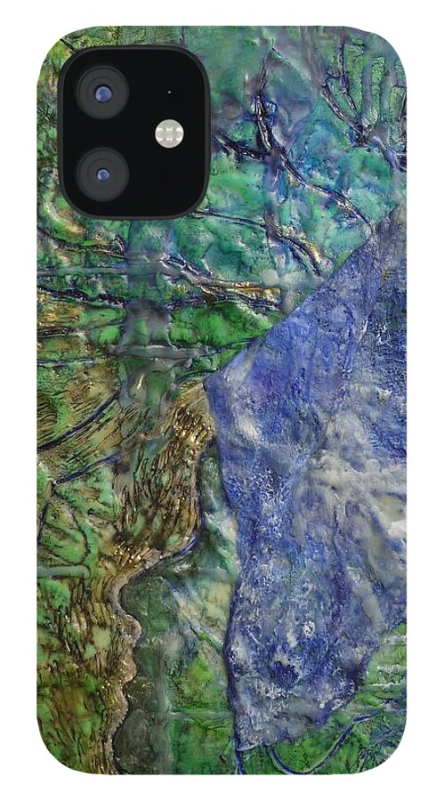 Spirit Guide iPhone 12 Case featuring the painting Spirit Guide for Eve by Heather Hennick
