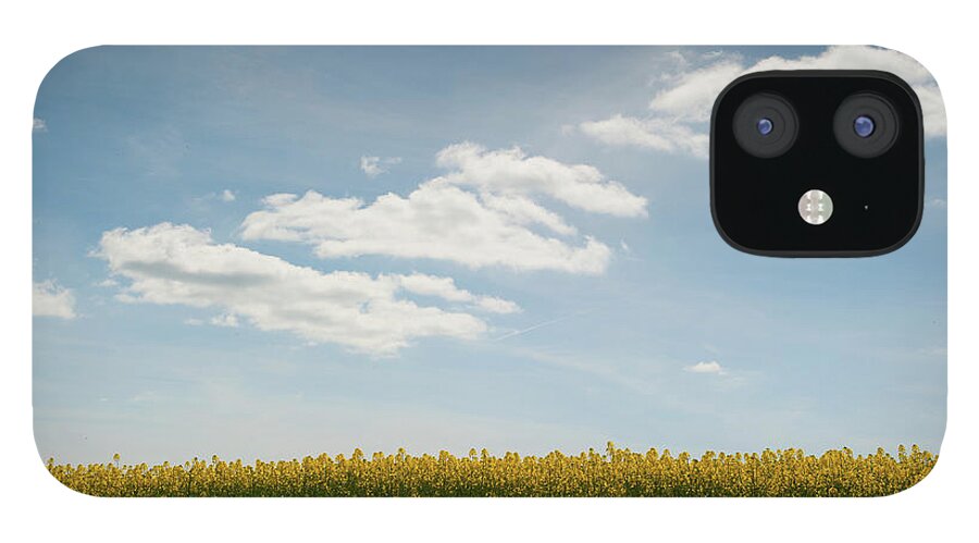 Helen Northcott iPhone 12 Case featuring the photograph Spring Day Clouds by Helen Jackson