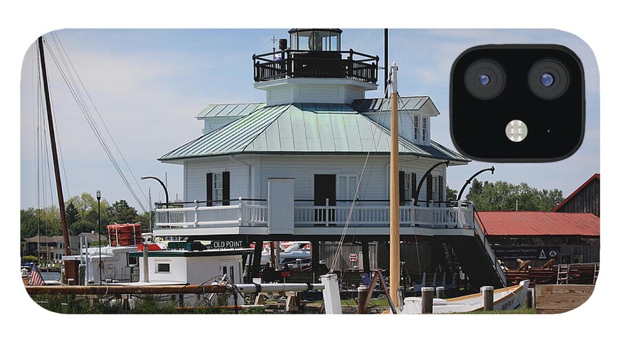 Saint iPhone 12 Case featuring the photograph St. Michaels - Hooper Strait Lighthouse by Ronald Reid