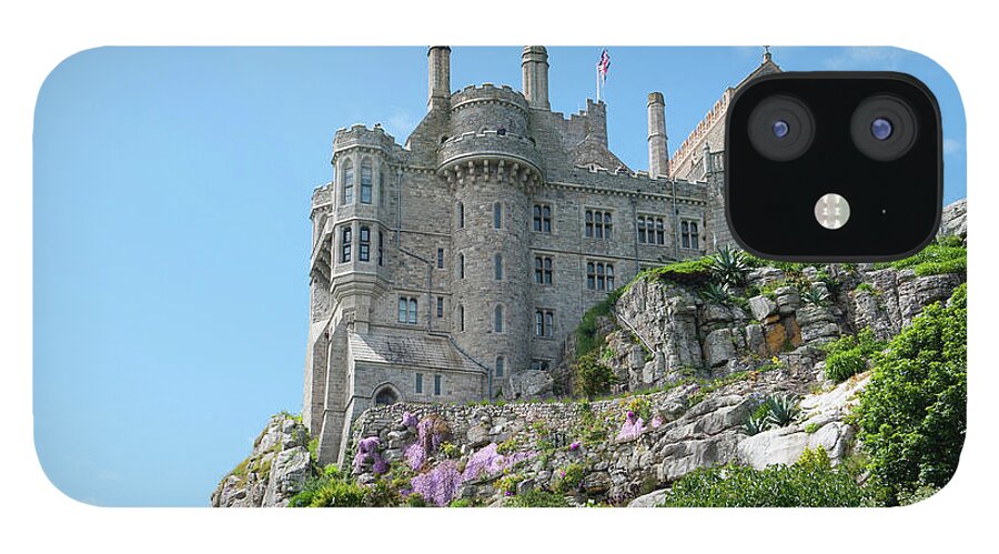 Helen Northcott iPhone 12 Case featuring the photograph St Michael's Mount Castle by Helen Jackson