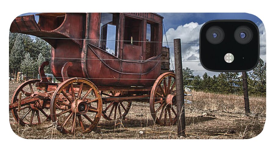 Western United States iPhone 12 Case featuring the photograph Stagecoach I by Ron White
