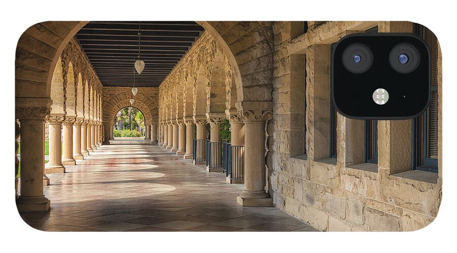 City iPhone 12 Case featuring the photograph Stanford Hall by Jonathan Nguyen