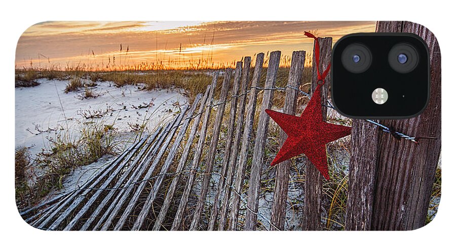 Alabama iPhone 12 Case featuring the photograph Star on Fence by Michael Thomas