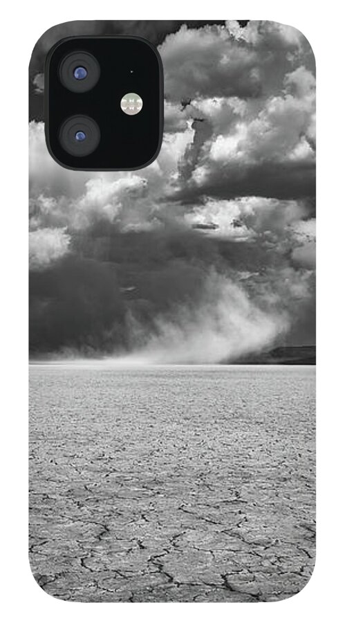 Alvord Desert iPhone 12 Case featuring the photograph Stormy Alvord by Steven Clark