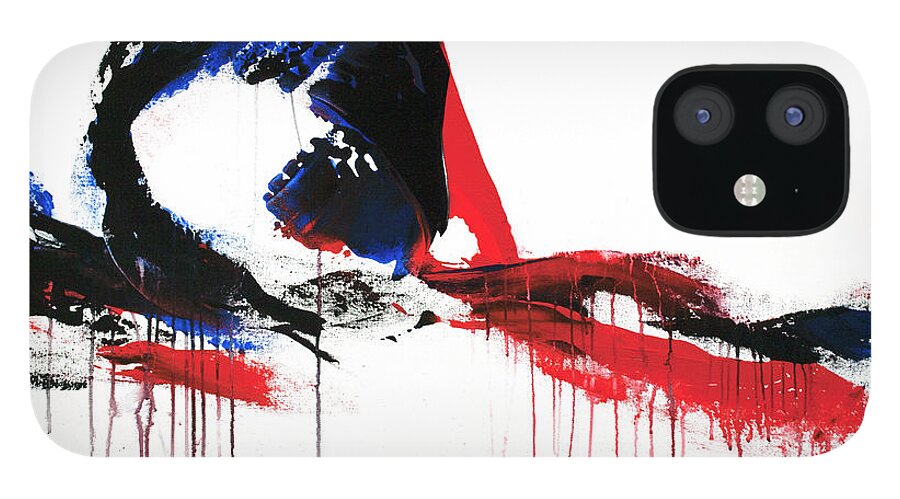 Strawberry Fields iPhone 12 Case featuring the painting Strawberry fields, vol.1 by Nelson Ruger