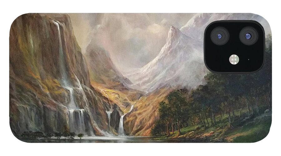 Nature iPhone 12 Case featuring the painting Study in Nature by Donna Tucker
