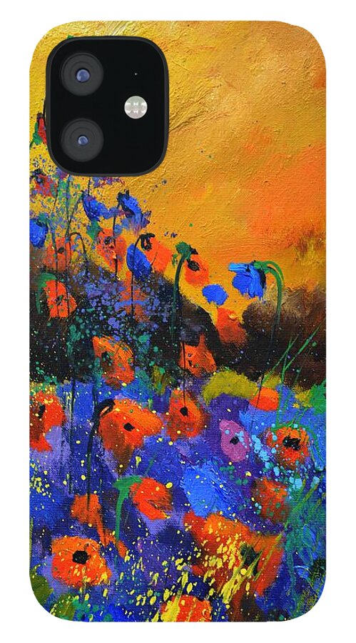 Poppies iPhone 12 Case featuring the painting Summer 516091 by Pol Ledent