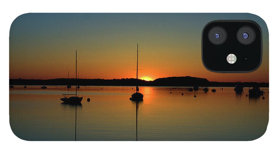 Cape Cod iPhone 12 Case featuring the photograph Summer Sunset Monument Beach by Bruce Gannon