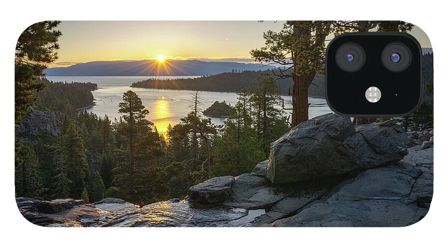 Lake Tahoe iPhone 12 Case featuring the photograph Sunrise at Emerald Bay in Lake Tahoe by James Udall