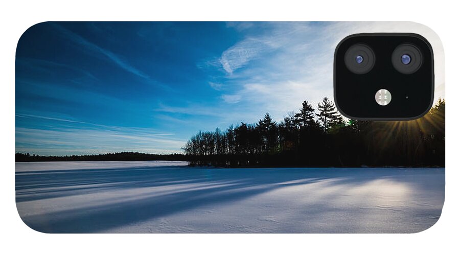Sunrise iPhone 12 Case featuring the photograph Sunrise in Winter by Robert McKay Jones