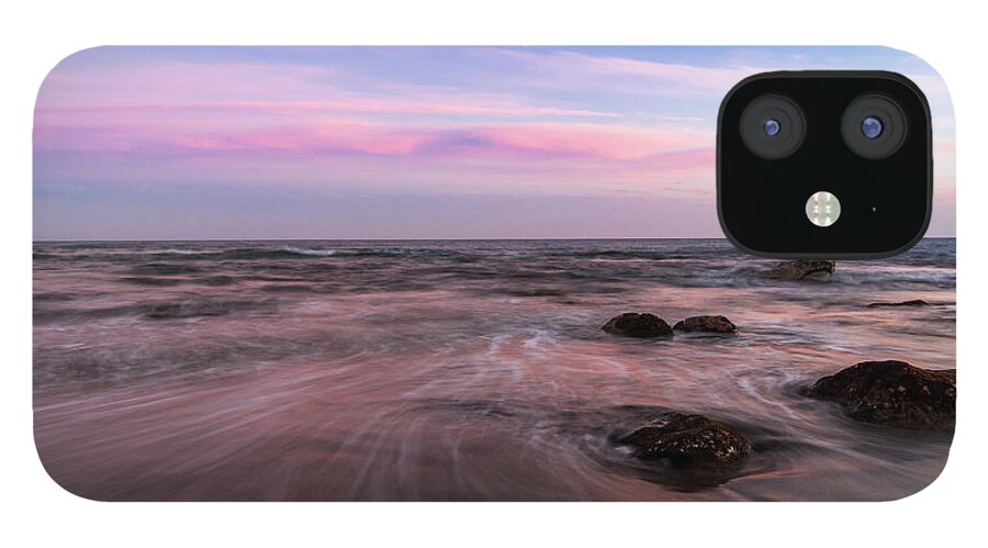 Nature iPhone 12 Case featuring the photograph Sunset at the Atlantic by Andreas Levi