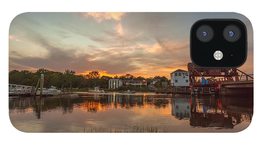Sunset iPhone 12 Case featuring the photograph Sunset on The Drawbridge by Brian MacLean