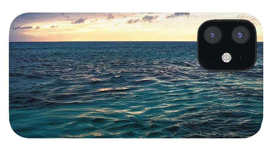 Caribbean iPhone 12 Case featuring the photograph Sunset on the Caribbean by Lars Lentz