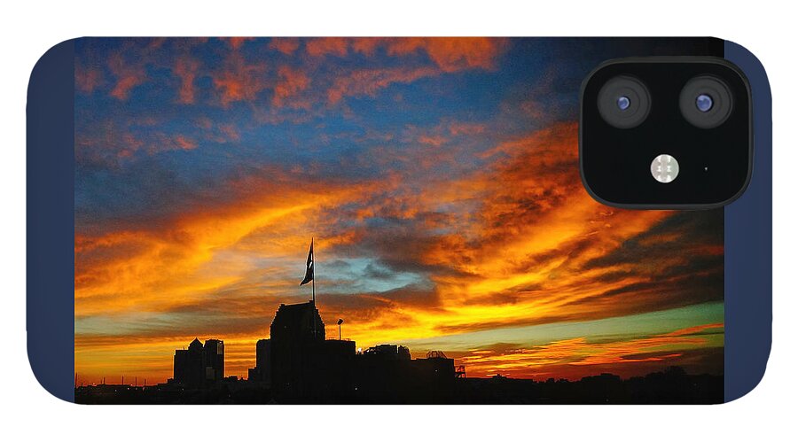 City iPhone 12 Case featuring the photograph Sunset Ybor City Tampa Florida by Lawrence S Richardson Jr