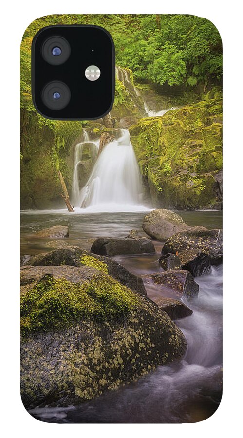 Creek iPhone 12 Case featuring the photograph Sweet Creek Falls by Jon Ares