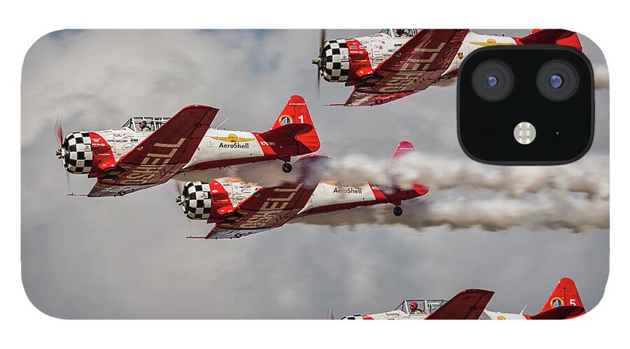 T-6 iPhone 12 Case featuring the photograph T-6 Texan by Norman Peay