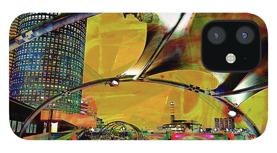 Tampa iPhone 12 Case featuring the photograph Tampa Riverwalk by Stoney Lawrentz