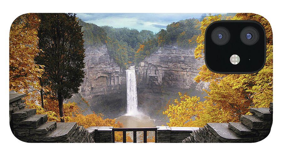 Taughannock iPhone 12 Case featuring the photograph Taughannock in Autumn by Jessica Jenney