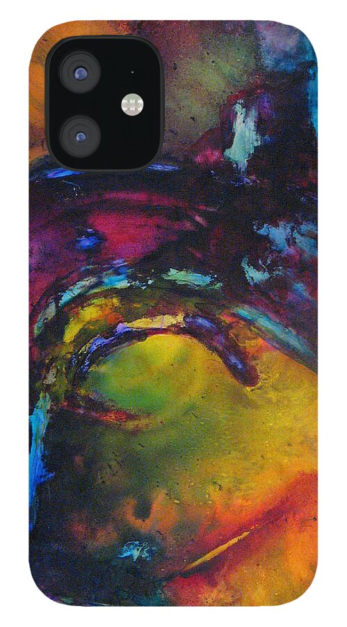 Bell iPhone 12 Case featuring the painting That's How the Light Gets In by Janice Nabors Raiteri