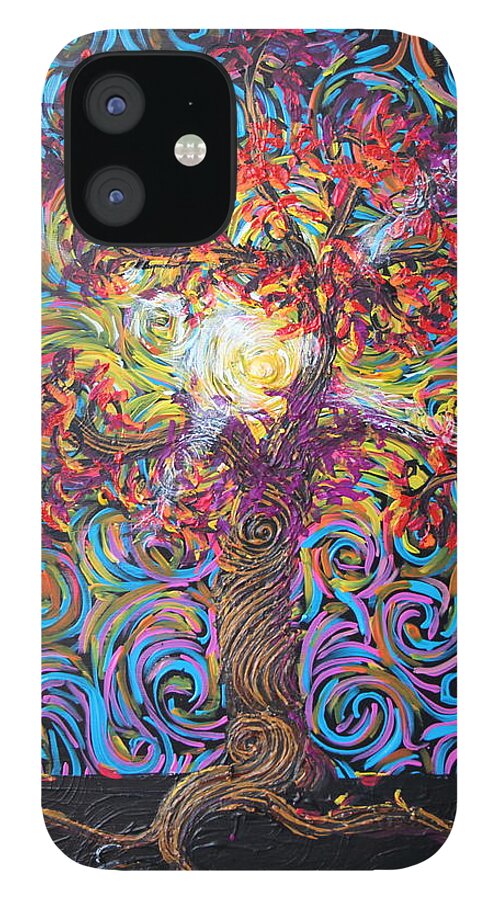 Impressionism iPhone 12 Case featuring the painting The Glow Of Love by Stefan Duncan