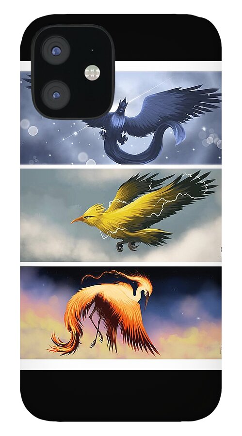 Pokemon Articuno Zapdos Moltres Inspired Legendary Birds Print 