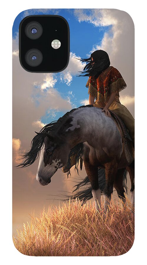 The Long Journey Home iPhone 12 Case featuring the digital art The Long Journey Home by Daniel Eskridge